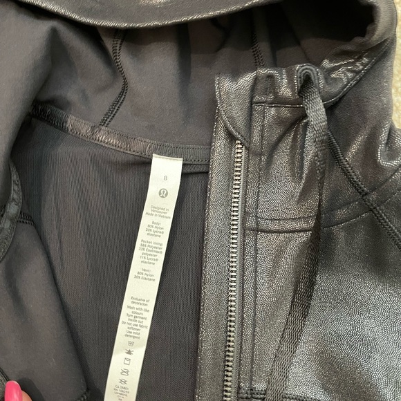 Lu Lu Lemon black jacket size 8 - Picture 6 of 12